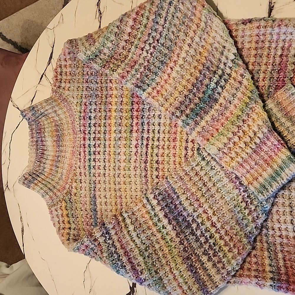 Cozy TopShop multi colored sweater